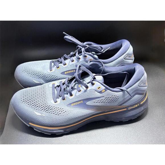 Brooks Ghost 15 Men's Running Sneakers Wide (2E) Size 11.5 Blue 1103932E025 - Picture 1 of 4